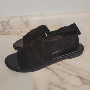 Tory Burch Black Suede Sandals